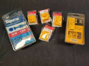 lot 2393 image: Lot of Threaded Studs, 12-10 Gauge Butt Splices, and Concrete Anchors