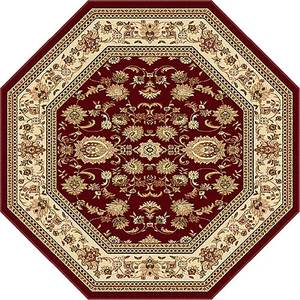 lot 2401 image: Tayse Sensation 53 Octagon Indoor Area Rug
