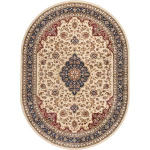 lot 2402 image: Universal Rugs 4782 Oval Sensation Traditional Area Rug, 6-Feet 7-Inch by 9-Feet 6-Inch, Beige