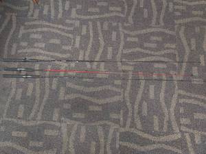 lot 2417 image: Lot of 3 Shakespeare fishing poles