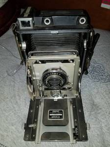 lot 3345 image: Wollensack Graphex 4x 5 Speed Graphic