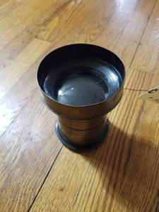 lot 3360 image: Brass Lens. Voightlander Lens #5