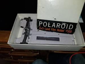 lot 3442 image: Polaroid Land Film holder