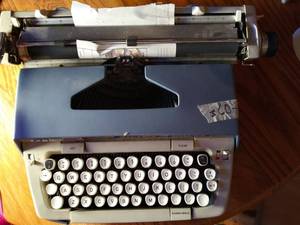 lot 3445 image: Smith Corona Galaxy Typewriter