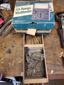 lot 6335 image: Lot of Large Nails and 43 range multi tester