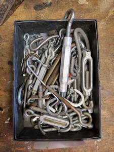 lot 6336 image: Lot of Hooks and Pulleys