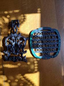 lot 7409 image: Lot of 2 Wilton Iron Trivets