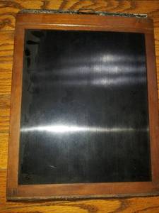 lot 7563 image: Glass Dry Frame Film holder. Black. #3