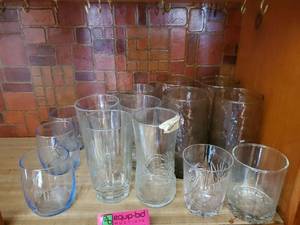 lot 7598 image: Lot of Glasses 15 Total