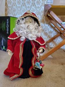 lot 7654 image: Red Santa Topper