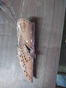 lot 7771 image: Leather Sheath Kit Deer Head