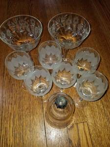 lot 7807 image: Crystal Wine Glasses