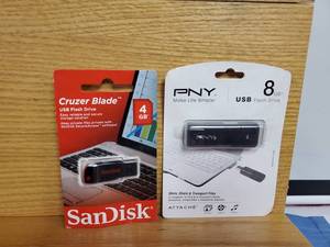 lot 22 image: New Memory Sticks- USB Drive  4gb and 8gb