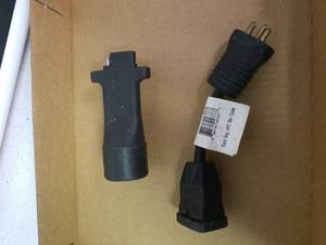lot 1428 image: Receptacle adapter and light adapter