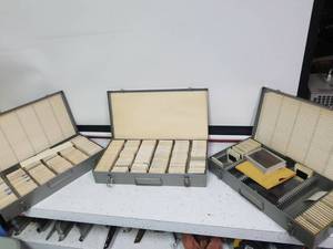 lot 1444 image: 3 Boxs with old slides