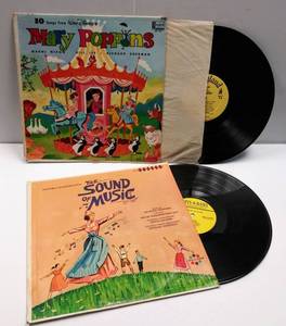 lot 126 image: Sound of Music & Mary Poppins Albums  33 13
