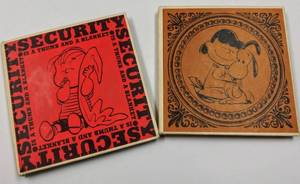 lot 131 image: 2 Charles Schulz Hard Cover Books Happiness Is A Warm Puppy 1962 & Security is a Thumb and a Blanket 1963
