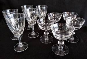 lot 160 image: Stemware Lot of 10  2 Sets
