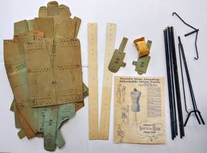lot 166 image: LK Mid-Century Adjust-O-Matic Dress Form  Doest Appear to Have Been Used