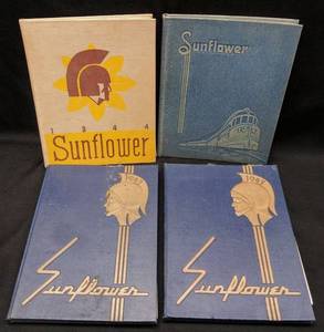 lot 182 image: Topeka High School Yearbooks  1944, 1945, & 1946