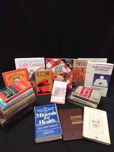 lot 186 image: 23 Vintage Books  Everything from Cookbooks to War
