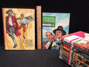 lot 187 image: 1960s  The Golden Book  History of the United States Volume 1 - 11