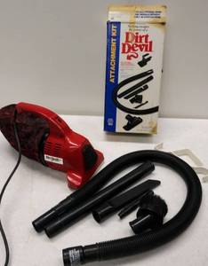 lot 196 image: Dirt Devil Plus Hand Vacuum Model #08130  WORKS&nbsp