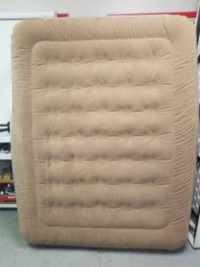 lot 1467 image: Coleman queen-size air mattress with a Coleman air pump