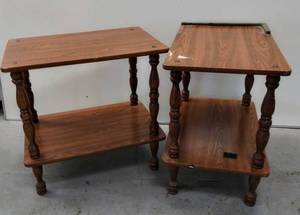 lot 220 image: 23� Inch Tall Accent Tables