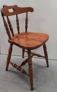 lot 47 image: Smaller Wood Chair  June 16, 1967