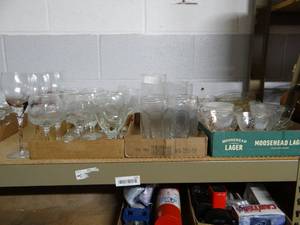 lot 675 image: Lot of Stemware and Glasses