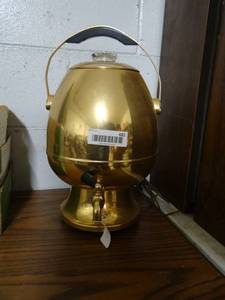 lot 682 image: Brass Coffee Perculator