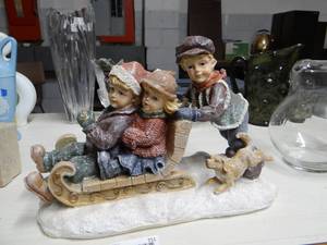 lot 711 image: Large Figurine- Chipped Corner