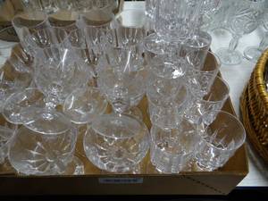 lot 739 image: Large Lot of Stemware