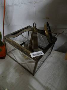 lot 745 image: Square Light Fixture