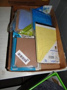 lot 781 image: Stencils, Notebooks, Colored Paper