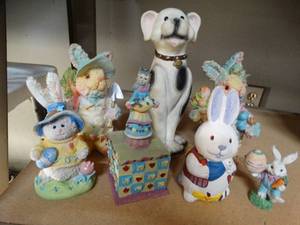 lot 824 image: Easter Rabbits and Dog