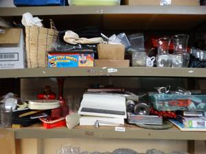 lot 828 image: 2 Shelfs Full of Asst Goods