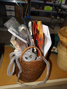 lot 869 image: Large Basket of Gift Bags