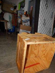lot 966 image: Wood Shipping Crate