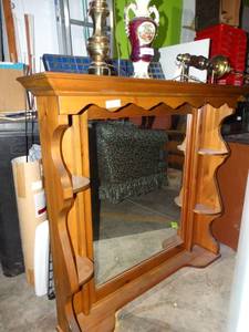 lot 1168 image: Mirrored Headboard