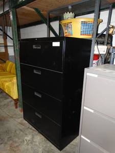 lot 1186 image: Large Vertical File Cabinet