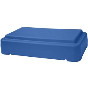 lot 52 image: The Step 6 Stackable Blue Aerobic Exercise Non-Slip Platform with Nonskid Feet to Prevent Sliding