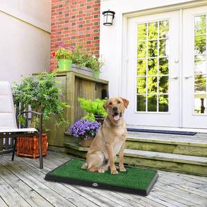 lot 15 image: Artificial Grass Bathroom Mat for Puppies and Small Pets