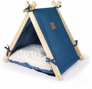 lot 16 image: Pickle & Polly - Medium A-frame Dog Bed For Dogs & Cats -