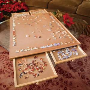 lot 59 image: Wooden Puzzle Plateau Board