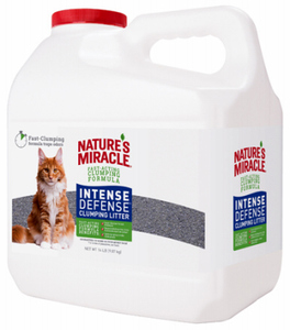 lot 63 image: Natures Miracle P-98133 Intense Defense Clumping Litter, 20 Pounds, Jug