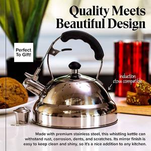 lot 144 image: Tea Kettle Stovetop Whistling Tea Pot