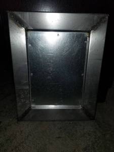 lot 7832 image: Welded Metal Picture Frame.