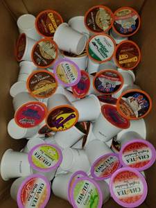 lot 7954 image: Lot Of Keurigs Coffee and Tea Pods Variety of Flavors